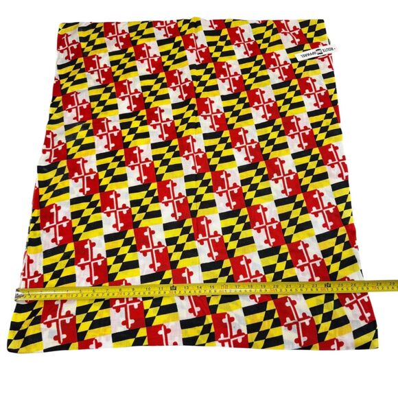 Maryland State Flag Infinity Scarf Terrapins New With Tags NWT Route One Apparel - Picture 9 of 10